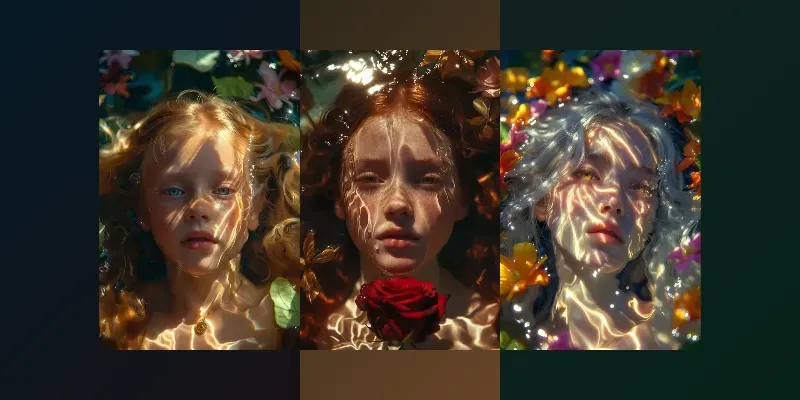 Underwater Cinematic Portraits generated by undefined