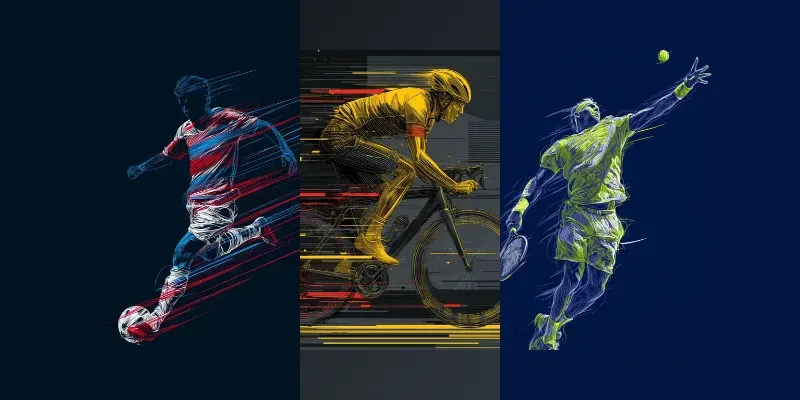 Dynamic Sport Vector Tshirt Designs generated by undefined