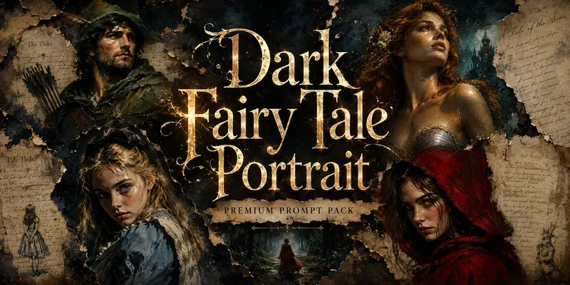Dark Fairy Tale Portraits generated by undefined