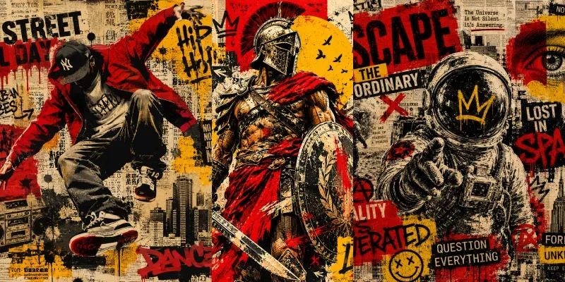 Urban Collage Street Art Generator generated by undefined