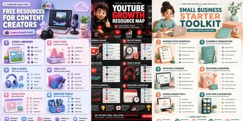 Curated Resource Directory Infographics generated by chatgpt-image