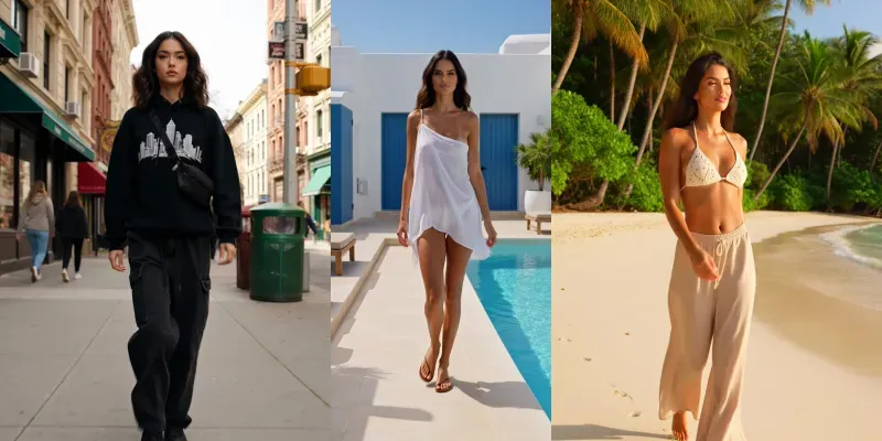 Fashion UGC Video Female Models generated by undefined