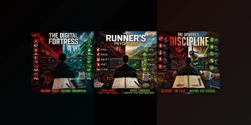 Mindset Mastery Split Infographic Posters generated by undefined