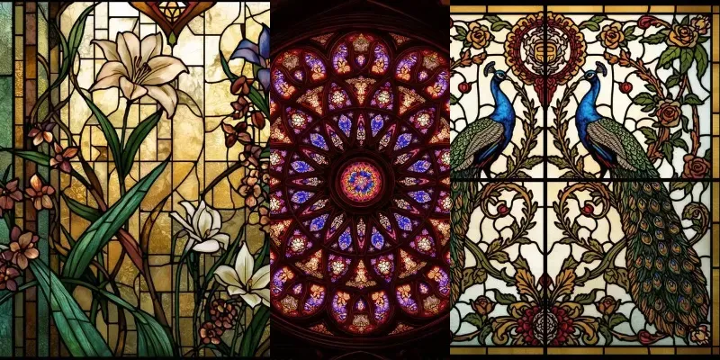 Luxury Stained Glass Window Generator generated by undefined