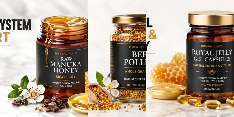 Natural Health Product Benefit Banners generated by undefined