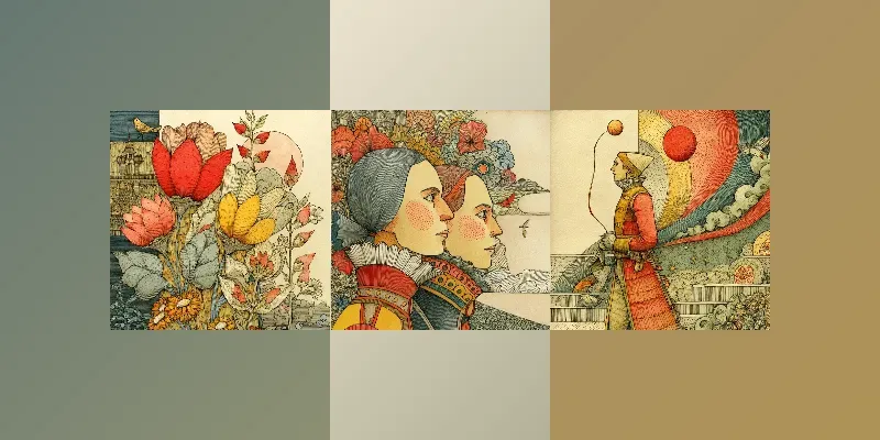 Whimsical Medieval Folk Art Style generated by undefined