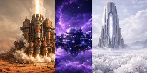 Cinematic Scifi Art Illustrations generated by chatgpt-image