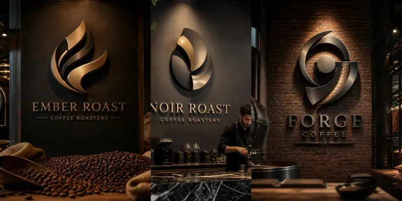 3D Coffee Roastery Logo Generator generated by undefined