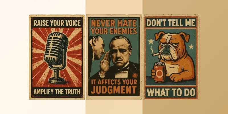 Retro Vintage Poster Art generated by undefined