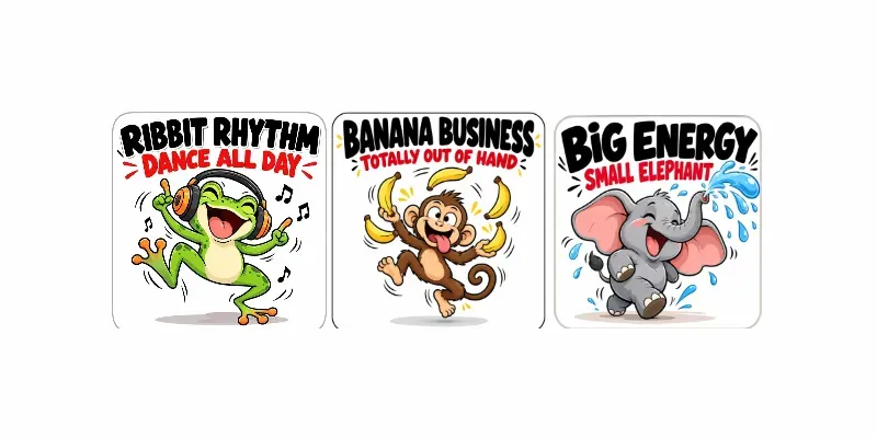Chaotic Cartoon Character Posters