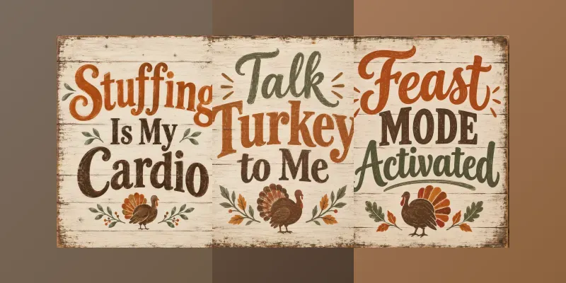 Funny Thanksgiving Wall Art