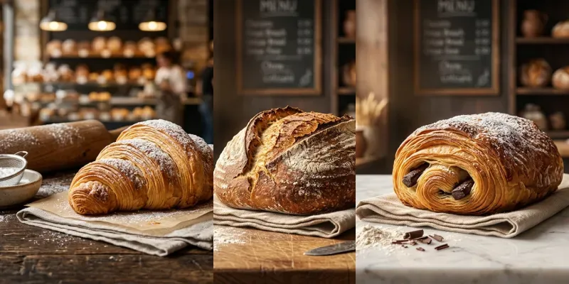 Artisanal Bakery Photography generated by undefined