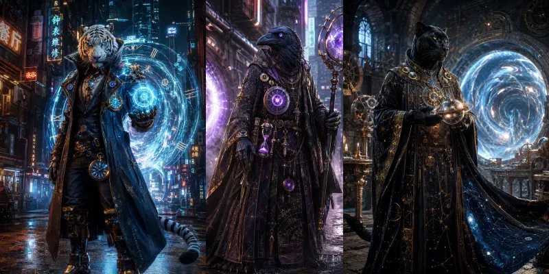 Chronobeasts Cinematic Time Travelers generated by undefined
