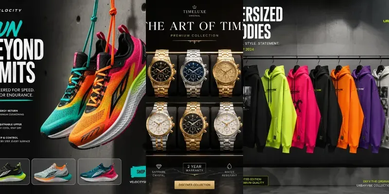 Premium Retail Product Ads generated by undefined