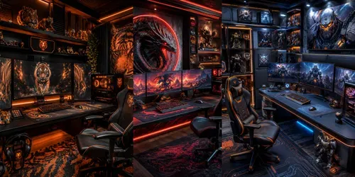 Single Subject Gaming Setup Creators generated by chatgpt-image