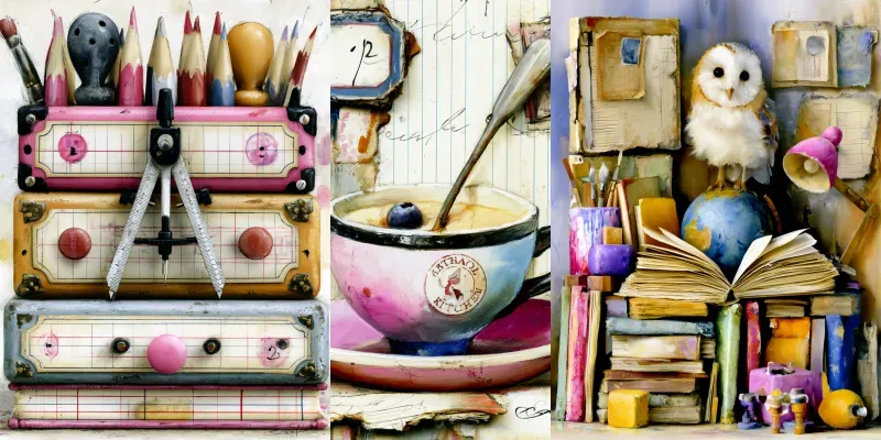 School Memories Junk Journals generated by undefined