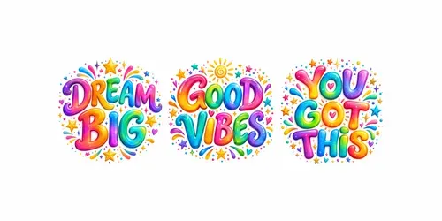 Whimsical Rainbow Word Art generated by chatgpt-image