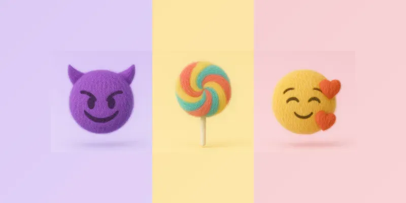 Fuzzy Emoji Objects 3D generated by undefined