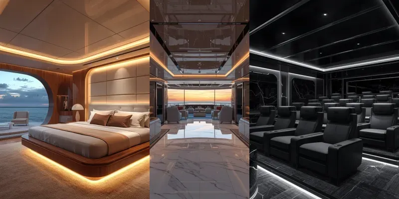 Ultra Luxury Yacht Designs generated by undefined