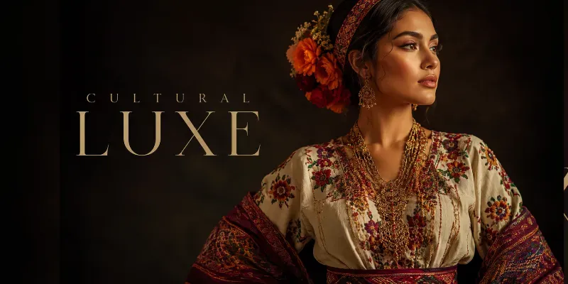 Luxury Folk Dance Portraits generated by undefined