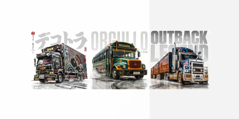 Global Heritage Transport Posters generated by undefined