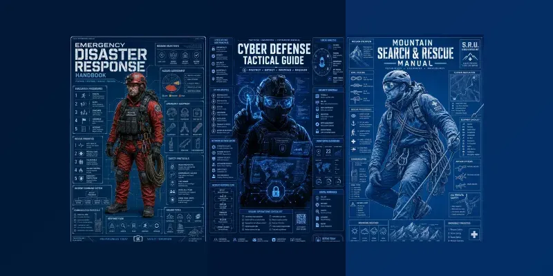 Blue Tactical Infographics generated by undefined
