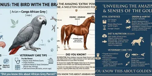 Vetfact Animal Infographics generated by gemini-image