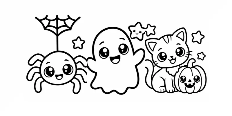10 Halloween Coloring Pages For Toddlers