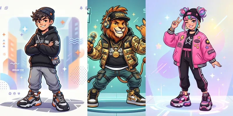 Stylized Streetwear Mascot Creators generated by undefined
