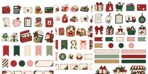 Christmas Planner Sticker Sheets generated by chatgpt-image