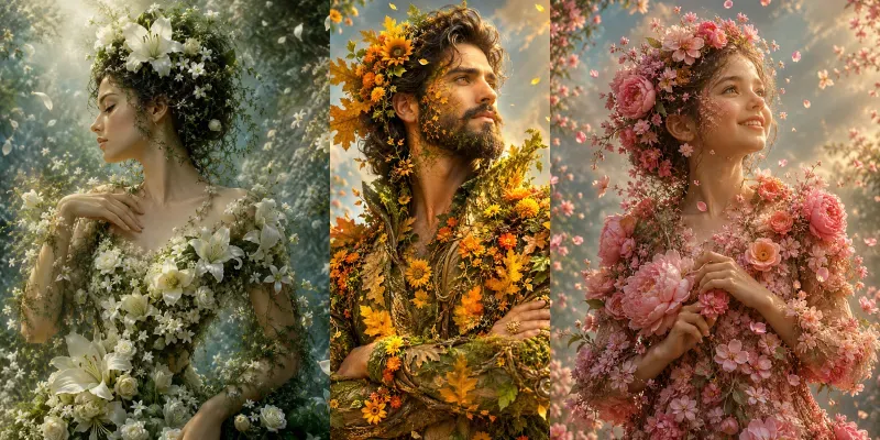Botanical Soul Sculptures generated by undefined
