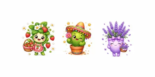 Garden Plant Mascot Creators generated by chatgpt-image