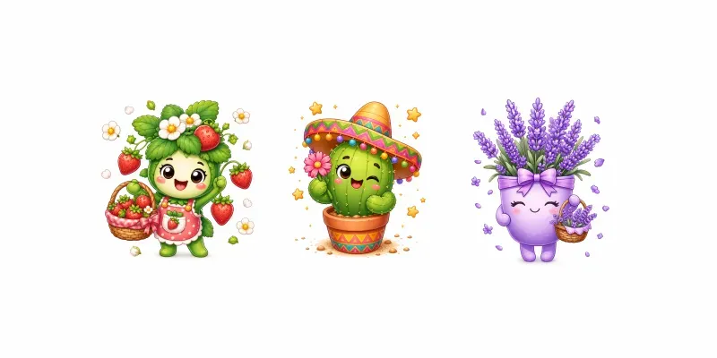 Garden Plant Mascot Creators generated by undefined