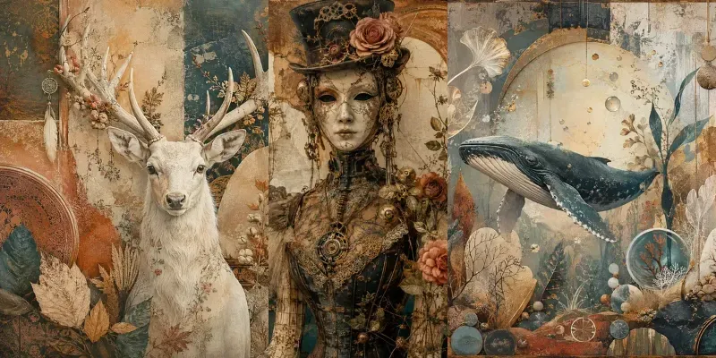 Vintage Artisan Dreamscapes generated by undefined