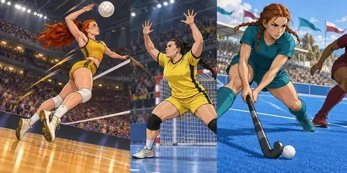 Sports Rivalry Character Art generated by chatgpt-image