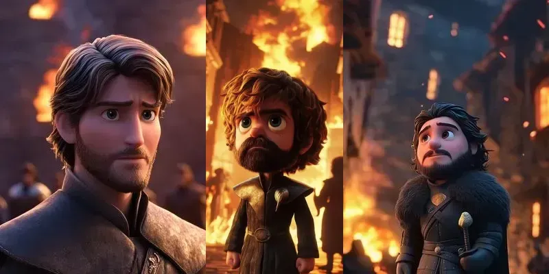 Pixar Style 3D Characters generated by undefined