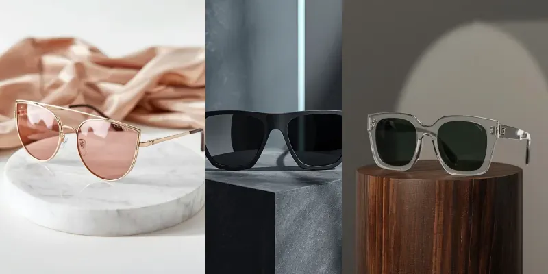 Sleek Designer Sunglasses Editorials generated by undefined