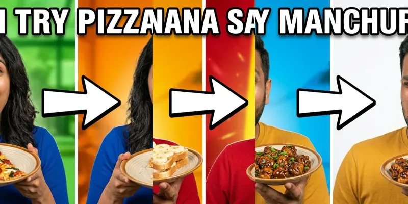 Youtube Food Vlog Thumbnail Prompt generated by undefined