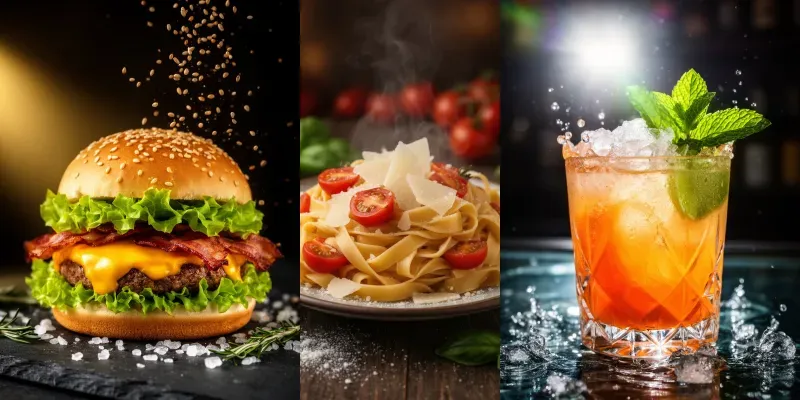 Cinematic Commercial Food Culinary Photos