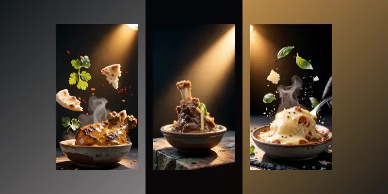 Cinematic Food Videos generated by undefined