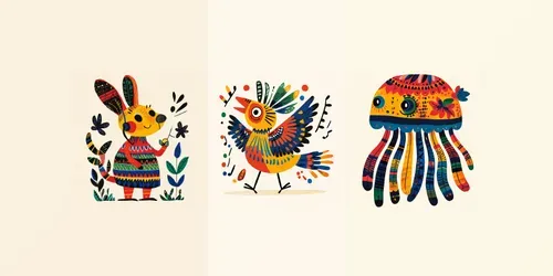 Whimsical Animal Adventures generated by midjourney