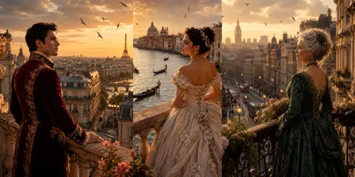 Historic Balcony Elegance generated by chatgpt-image