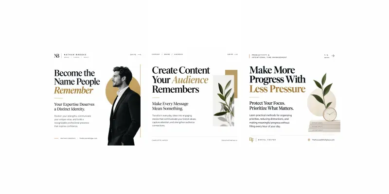 Premium Carousel Cover Designs