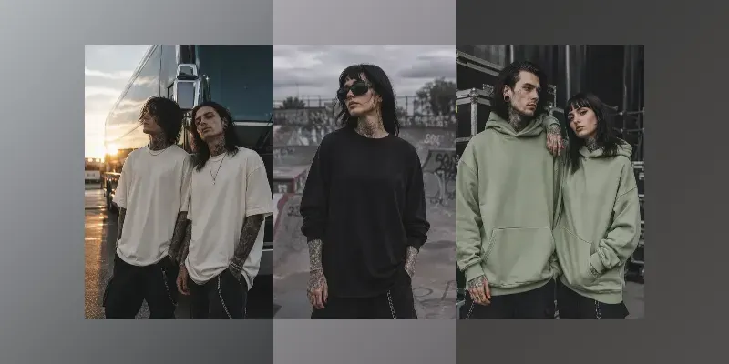 Alternative Streetwear Mockups generated by undefined