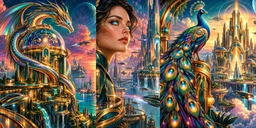 Neon Art Deco Futures generated by chatgpt-image