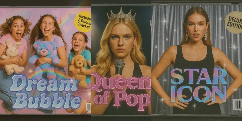 Y2k Superstar Cd Cover Photos generated by undefined