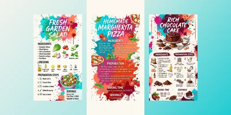 Colorful Abstract Paint Splash Recipes generated by undefined