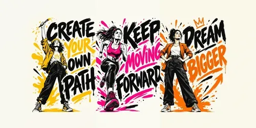 Bold Motivational Typography Posters generated by chatgpt-image