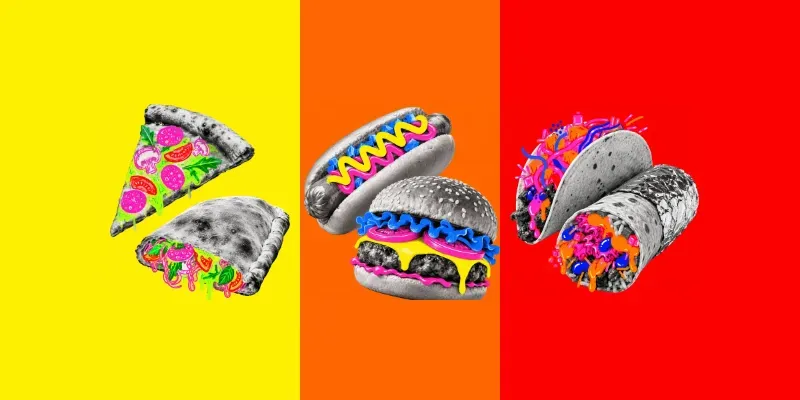 Food Pop Art Compositions generated by undefined