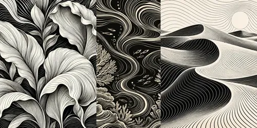 Flowing Contour Line Art generated by chatgpt-image